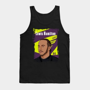 Lewis Hamilton Illustration Tribute Tank Top